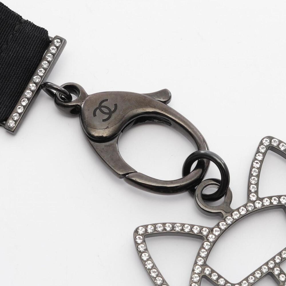 CHANEL Authentic Black Logo Necklace - Picture 3 of 6